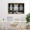 Stupell Industries Snow Leopard in Opulent Mansion Floating Frame, design by Decent Exposures